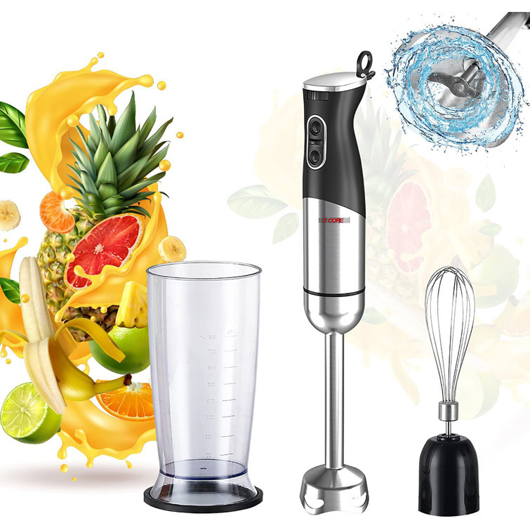 5 CORE Powerful Immersion Blender 500W Electric Hand Blender with